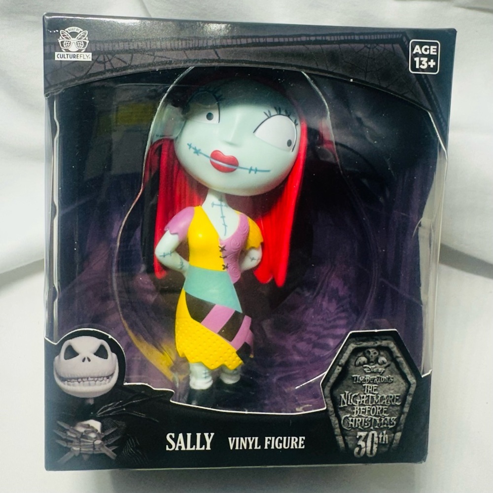 Sally 2" Vinyl Figure Nightmare Before Christmas 30th Anniversary Culturefly NIB